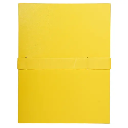 Chemise extensible &agrave; sangle velcro - Jaune - Exacompta photo du produit