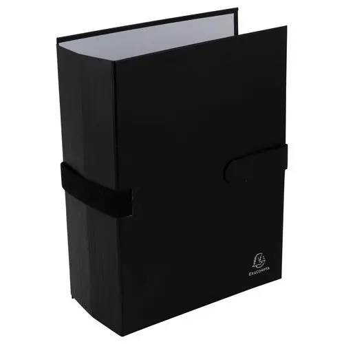 Chemise extensible à sangle velcro - Noir - EXACOMPTA photo du produit