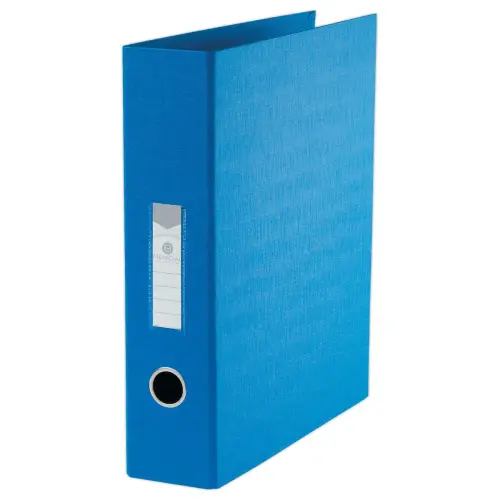 Classeur en PVC bleu anneaux en D - Dos 8cm - Anneaux &Oslash;50mm - Fiducial photo du produit