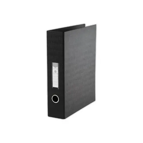 Classeur en PVC noir anneaux en D - Dos 8cm - Anneaux &Oslash;50mm - Fiducial photo du produit