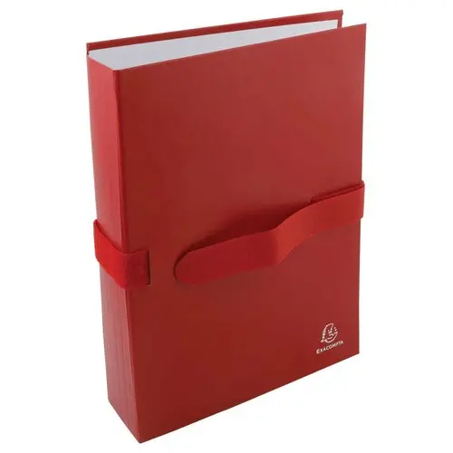 Chemise à sangle scratch et rabat Balacron - Bordeaux - EXACOMPTA photo du produit