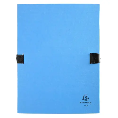 Chemise extensible à sangle N'Clip - Bleu - Exacompta photo du produit