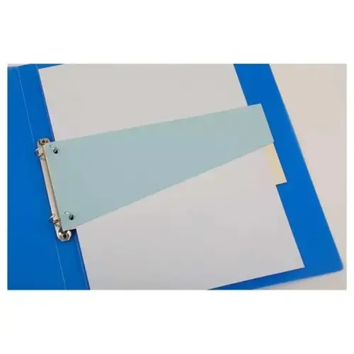 100 Intercalaires carte format Trap&egrave;ze - Economique - Bleu - Socarpa photo du produit