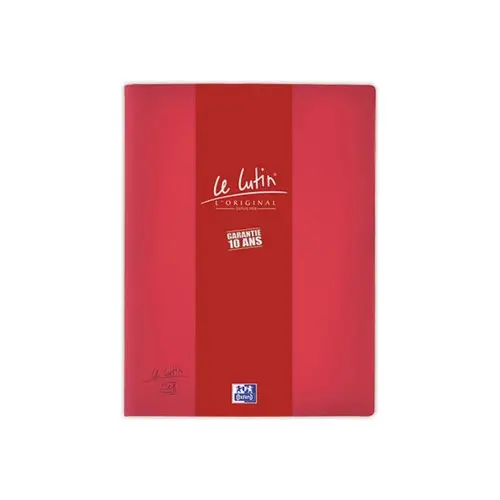 Protège-documents Le Lutin Classique A4 - 30 pochettes - Rouge - Oxford photo du produit