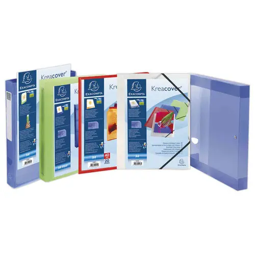 5 Classeurs personnalisables Kreacover - EXACOMPTA photo du produit