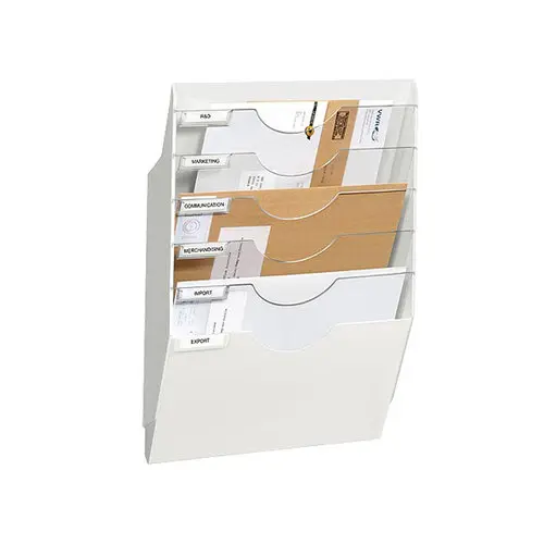 Présentoir mural 6 cases - Blanc - CEP photo du produit