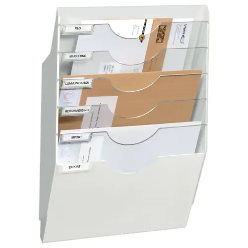 Présentoir mural 6 cases - Blanc - CEP photo du produit