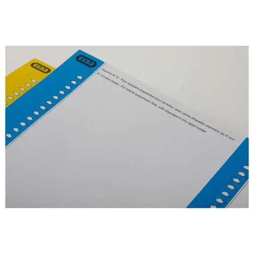 10 Planches d'étiquettes n°8 pour dossiers suspendus - OXFORD photo du produit