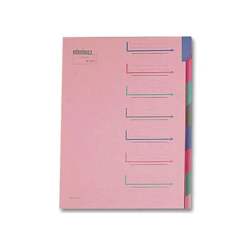 Trieur chemise carte  - 7 compartiments - Extendos photo du produit