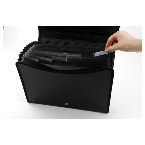 Trieur valisette Exacase - 13 compartiments - Exacompta photo du produit