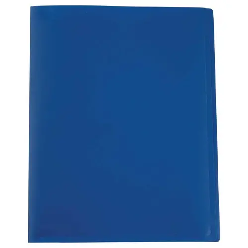 Protège-documents économique - A4 - 10 pochettes (20 vues) - Bleu photo du produit
