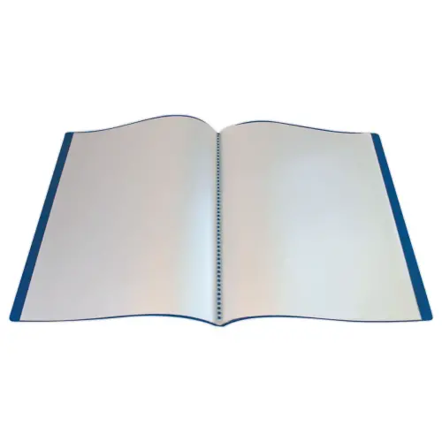 Protège-documents économique - A4 - 10 pochettes (20 vues) - Bleu photo du produit
