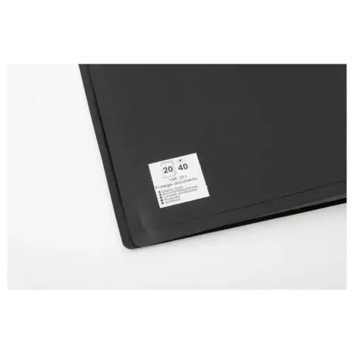 Protège-documents économique - A4 - 20 pochettes - Noir photo du produit