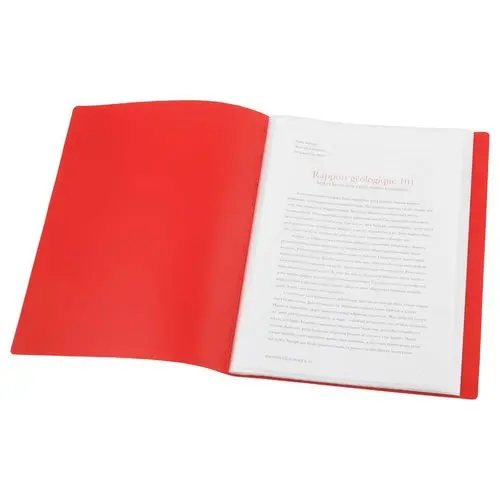Protège-documents A4 - Rouge - 40 pochettes photo du produit