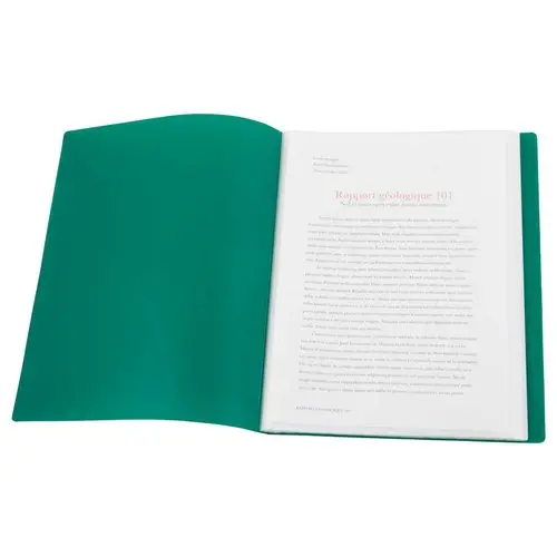 Protège-documents A4 - Vert - 40 pochettes photo du produit
