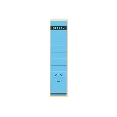 Sachet de 10 Étiquettes pour classeur à levier LEITZ 1640 (large/long) bleu photo du produit
