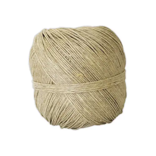 Pelote de ficelle fine en lin écru - 100 g photo du produit
