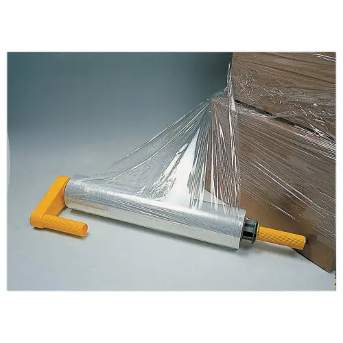 6 Rouleaux de film étirable transparent avec dévidoir - 45 cm x 270 m - 13µ photo du produit