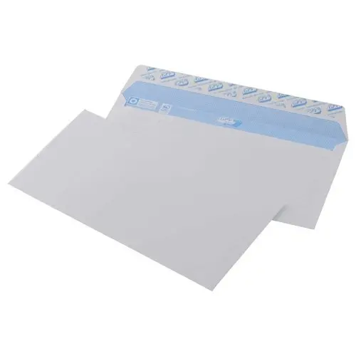 500 Enveloppes blanches bande siliconée - 110 x 220 mm - 90g - GPV Everyday photo du produit