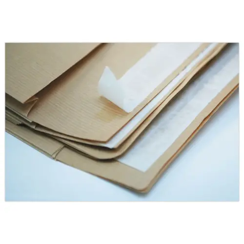50 Pochettes à soufflet en kraft armé brun 120g - 229x324mm photo du produit