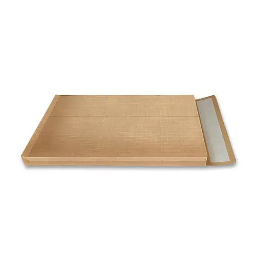 100 Pochettes à soufflet en kraft armé brun 120g - 280x400mm - IPC BONG photo du produit