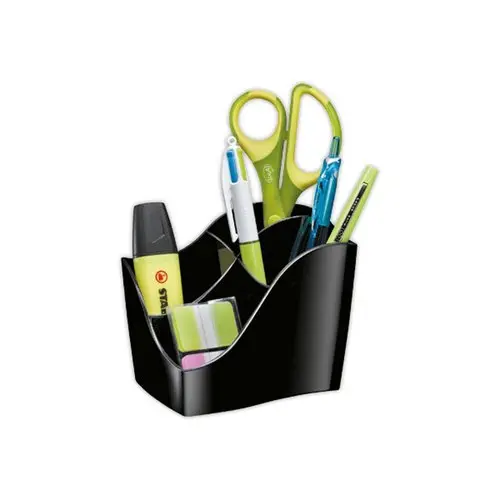 Multipot 4 compartiments Ellypse - Noir recyclé - CEP photo du produit