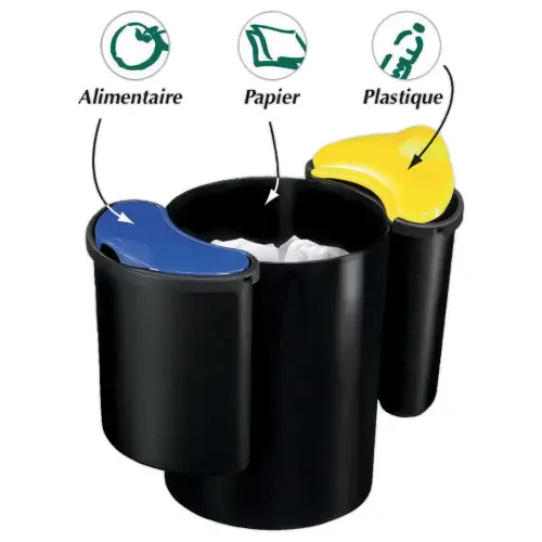 Kit de tri sélectif - 16 L + 2 compartiments - CEP photo du produit