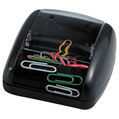 Distributeur de trombones magn&eacute;tique pour bureau photo du produit