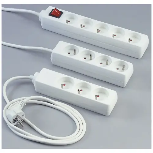 Multiprises 5 prises - Avec interrupteur - Câble 1,5 m photo du produit