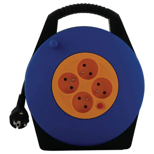 Rallonge électrique enrouleur - 10 mètres photo du produit