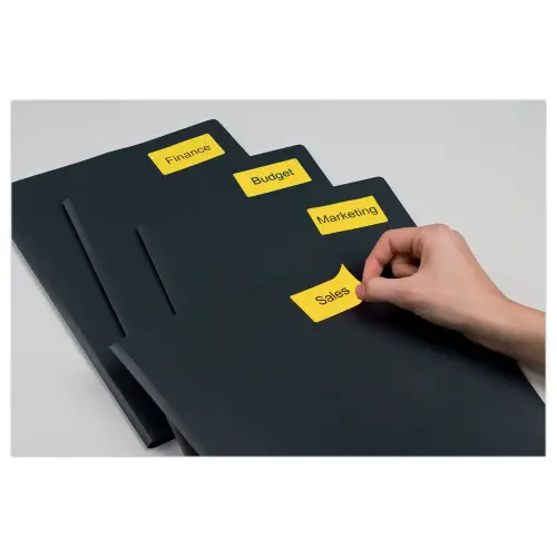 20 Planches de 14 étiquettes - 99,1 x 38,1 mm - Jaune - Avery photo du produit