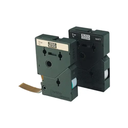 Ruban TC 7,7 m x 9 mm - Brother TC 291 - texte noir sur fond blanc photo du produit