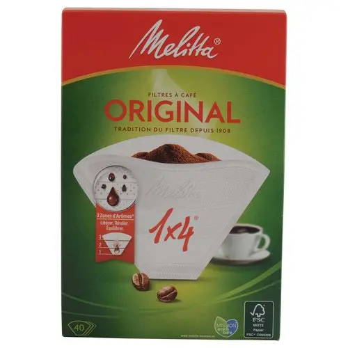 40 Filtres à café classic Melitta n°4 photo du produit