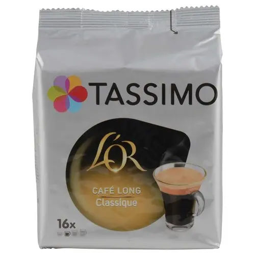16 Dosettes de café long classique L'Or - TASSIMO photo du produit