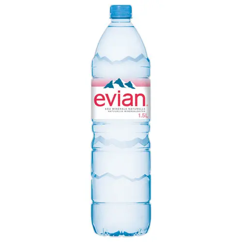 Pack de 12 bouteilles d'eau 1.5L - Evian