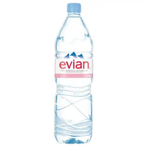 12 Bouteilles d'eau plate - 1,5 L - Evian photo du produit