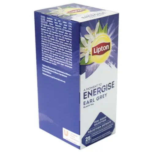 Sachets de thé - Thé noir saveur Earl Grey - LIPTON photo du produit