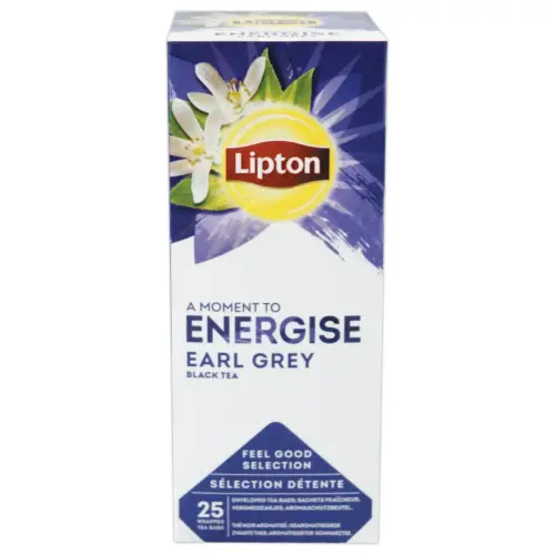 Sachets de thé - Thé noir saveur Earl Grey - LIPTON photo du produit