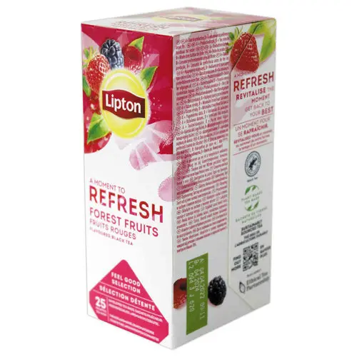 25 sachets de thé aromatisé fruits rouges - LIPTON photo du produit