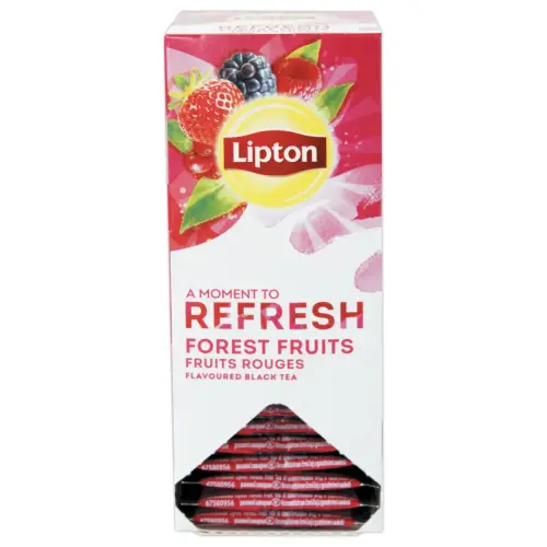 25 Sachets de th&eacute; aromatis&eacute; fruits rouges - LIPTON photo du produit