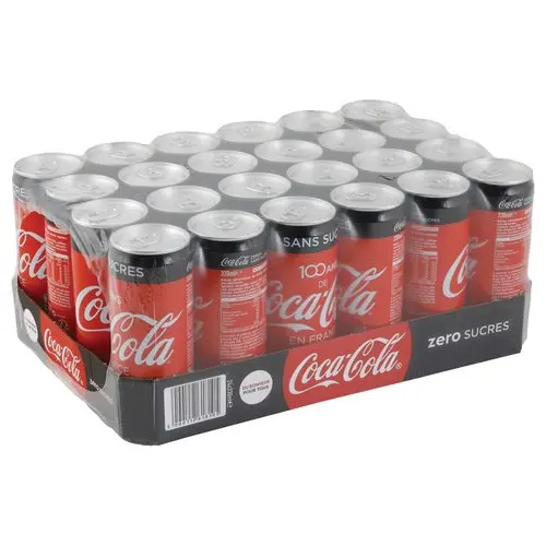24 Canettes de Coca-Cola Zéro photo du produit