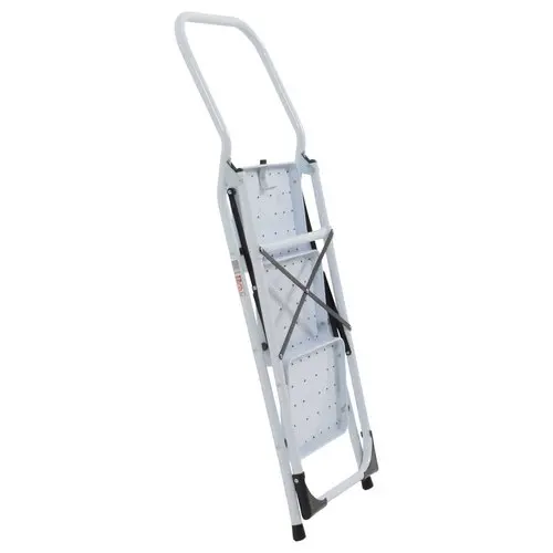 Petit escabeau 3 marches noir et blanc - Safetool photo du produit