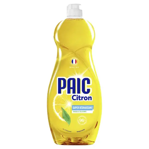Liquide vaisselle &ndash; 750 ml &ndash; Senteur citron &ndash; Paic photo du produit