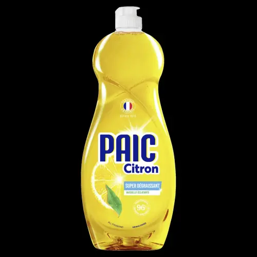 Liquide vaisselle &ndash; 750 ml &ndash; Senteur citron &ndash; Paic photo du produit