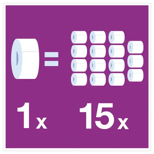 6 Maxi-bobines de papier toilette Jumbo Advanced - TORK photo du produit