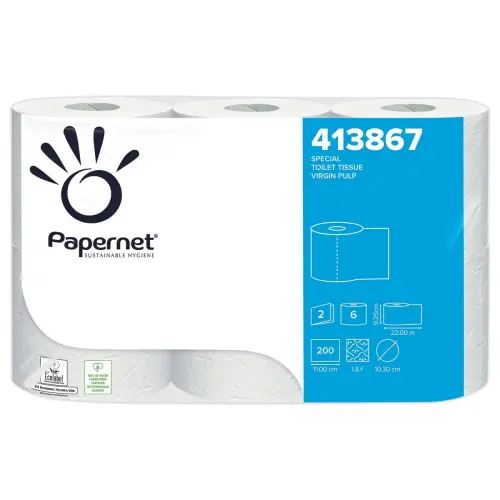 96 Rouleaux de papier toilette double épaisseur - PAPERNET photo du produit