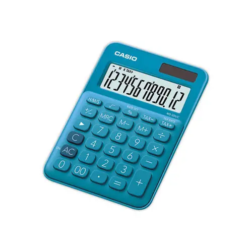 Calculatrice de bureau - MS-20 NC - Bleu - Casio photo du produit