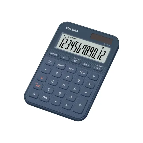 Calculatrice de bureau - CASIO - MS-20 - Bleu photo du produit
