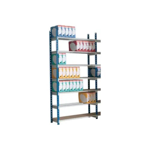 Elément de départ Rangeco - 7 étagères - 100 x 35 x 200 cm photo du produit