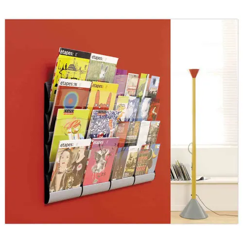 Présentoir mural intégral - 4 cases A4 - Paperflow photo du produit